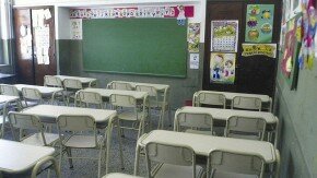 aulas vacías paro docente santa fe