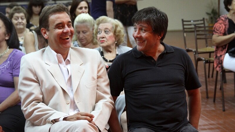 Maximino y Stampone, las figuras centrales de la apertura de sesiones. FOTO Lisandro Carrobé.