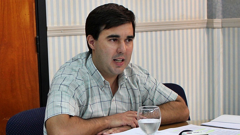 Bullorini opinó sobre el proyecto de reforma tributaria provincial. FOTO Lisandro Carrobé.