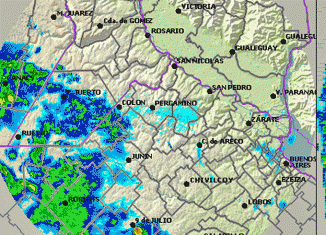 alerta lluvias abudantes radar