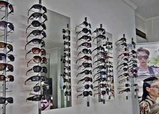 lentes en pared optica