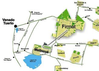 mapa firmat region