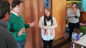 En el Jardin Maternal. Enrico y Rossi, en Cafferata