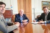 El senador Enrico se reunió con el gobernador y le solicitó obras para la región