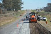 Avanza la rehabilitación integral de la ruta 178 a la altura de Armstrong