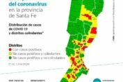 El mapa del coronavirus en la provincia de Santa Fe