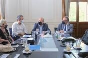 Perotti y Lagna encabezaron reuniones de trabajo para definir e incrementar medidas en materia de seguridad