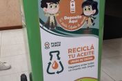 La campaña Reciclá tu Aceite llegó a Firmat con puntos verdes