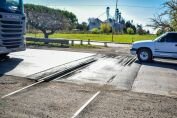 El senador Enrico pidió por segunda vez que reparen el cruce ferroviario de la RN 33 en Murphy