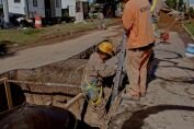 Avanza la extensión de redes cloacales en los barrios La Patria y La Quemada&nbsp;