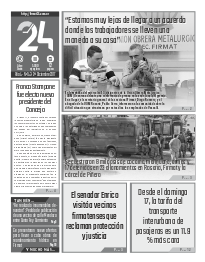 Diario. Firmat24 periódico. Edición Nro 143